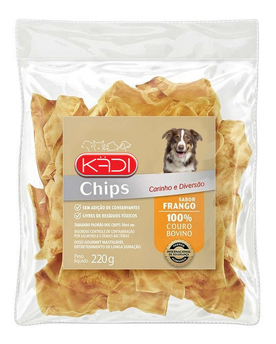 Petisco Ossinho P/ Cachorro Kadi Chips De Frango