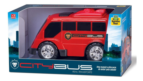 City Bus Real Transports Samba Toys Onibus Divertido 