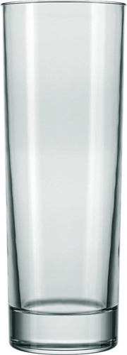 Jogo De Copo Atol Tubo 300ml - Kit 12 Unidades Cor Transparente