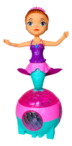 Sirena Giratoria 360 Juguete C/ Luz Sonido Movimiento Niños