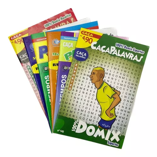 Kit c/ 3 Livros Caça-palavras Nível: Médio/ Difícil