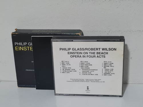 Box Cd Philip Glass & Robert Wilson - Einstein On The Beach (Usado)