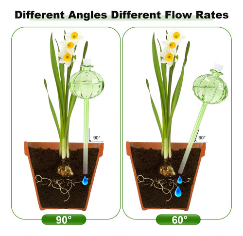 2 Globos Para Regar Plantas, Dispositivos De Riego De Vidrio
