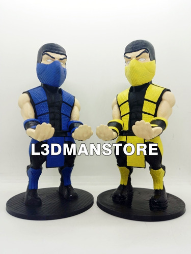 Soporte Mortal Kombat Scorpion Celular Joystick Impresion 3d