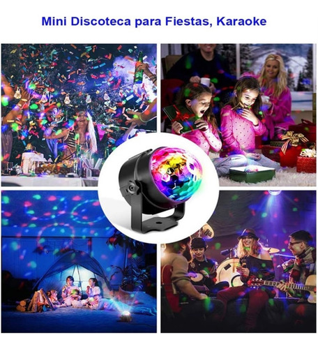 6 Modos De Iluminación Led Disco Proyector Luz De Escenario