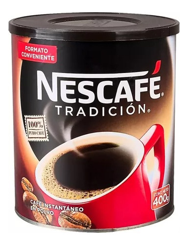 Café Instantáneo Nescafé Tradición Lata 400 G