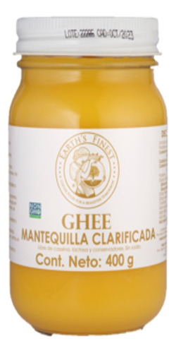 Earth's Finest, Ghee Mantequilla Clarificada 400 Gr