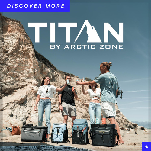 Cooler Titan De Arctic Zone Deep Freeze, 60 Latas, Con Rueda