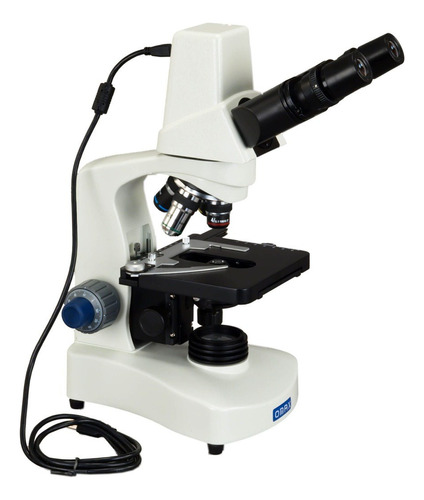 Omax Microscopio Compuesto De 40x-400x Siedentopf Led+cáma.