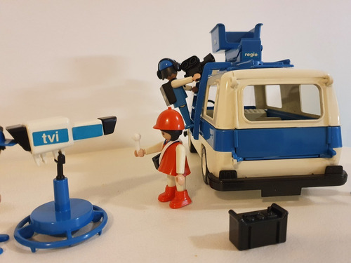 Imagen 3 de 4 de Playmobil Móvil Tv Art 3468 Retro Vintage Colección 70/80´s