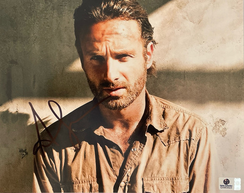 Autografo Andrew Lincoln Rick Grimes The Walking Dead Foto (Usado)