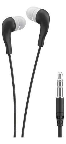 Fone De Ouvido In-ear Com Fio Microfone P2 Controle Chamada Cor Preto