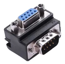 Comprar Adaptador Serial Db9 Hembra A Db9 Macho Acodado, A 90°, En L