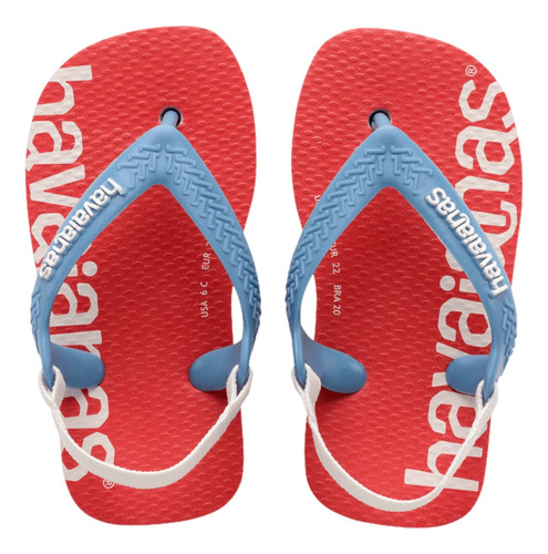 Sandália Havaianas Baby Disney Mickey Minnie Elástico Rosa