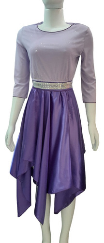 Vestido Para Coreografia Com Manga 3/4