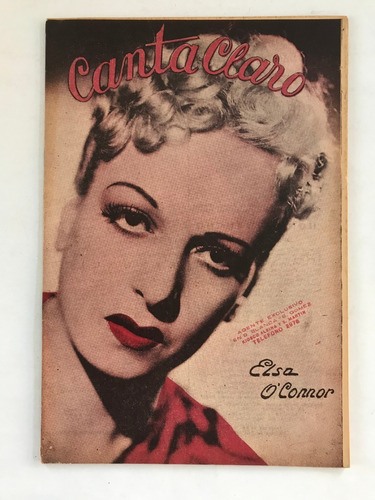 El Canta Claro N° 866 Elsa O'connor Mayo 1941