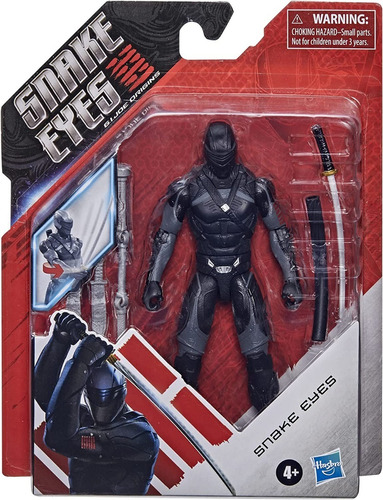 Figura Snake Eyes Gi Joe Origins Hasbro