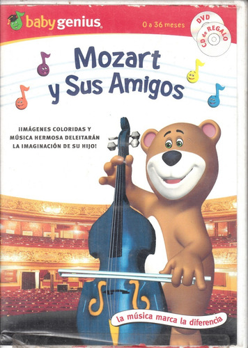 Baby Genius Mozart  Y Sus Amigos Dvd Original Usado. Qqa. 