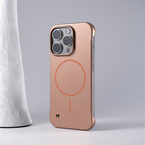 Fundas Magnéticas Sin Marco Para iPhone 16, 15, 14, 13, 12 Pro Max, Magsafe, Funda Trasera Ultrafina Y Dura Para Pc