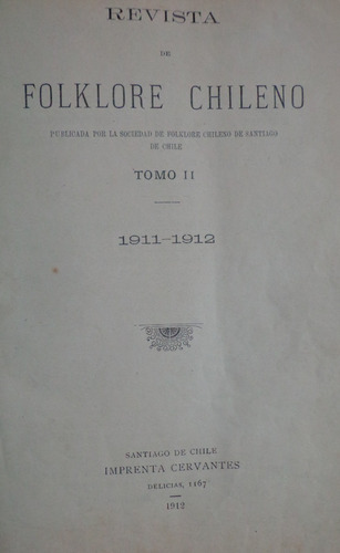 Manuel Manquilef Comentarios Pueblo Araucano 1911