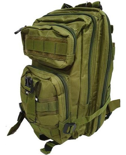 Mochila Ejército Con Capacidad De 34 Lts. Portter A398 Color Verde