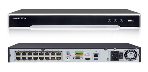 Nvr 16 Canales Hasta 8mp 4k Vga Hikvision Ds-7616ni-q2