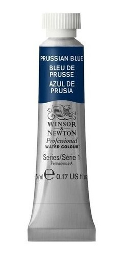 Acuarela Profesional Winsor And Newton Azul De Prusia 538