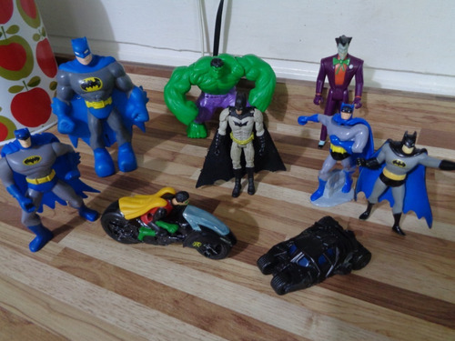 Coleção Bonecos Batman _ Coringa _ Hulk E Batmóvel