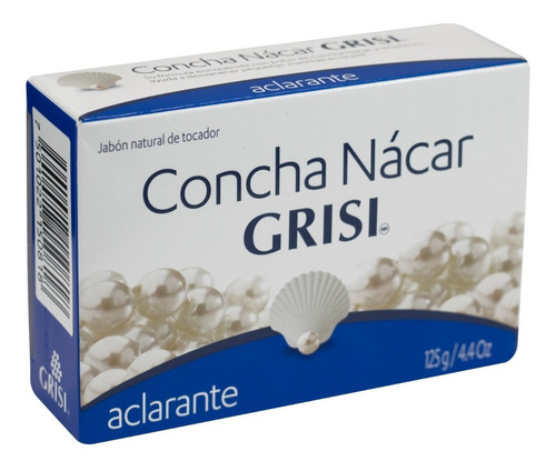 Jabón Grisi - Concha De Nácar - 125 Gramos - 6 Pack