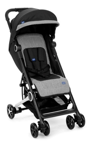 Carriola de paseo Chicco Miinimo black night con chasis color negro/blanco