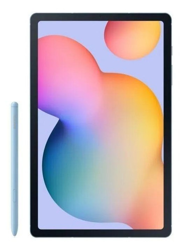 Tablet Samsung Galaxy Tab S S6 Lite with Book Cover SM-P610 10.4" 64GB brandeis blue y 4GB de memoria RAM