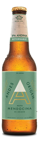 Cerveza Andes Origen IPA envase retornable 340 mL