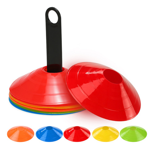 Conjunto De 15 Conos De Disco Para Entrenamiento Deportivo C