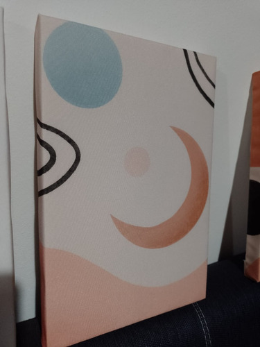 Imagen 2 de 2 de Cuadros Canvas Personalizados 20x30 Abtracto Montañas