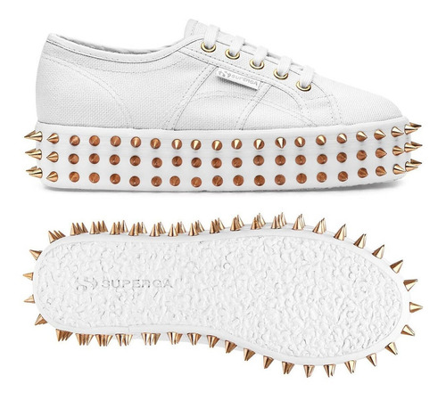 Zapatillas Superga 2790 Studs Cotw Geraldina Blancas Ypuntas