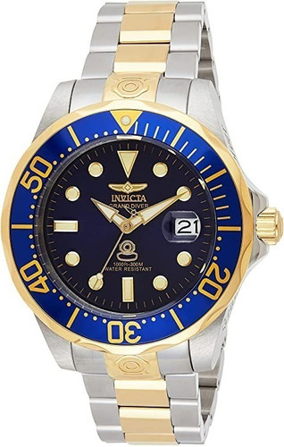 Relogio 3049 Grand Diver Automático - 47mm Original Lindo Du Cor da correia Prateado Cor do bisel Azul Cor do fundo Azul