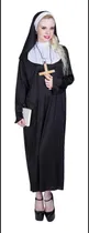 Comprar Disfraz De Monja Reneecho Para Halloween, Vestido De Monja P