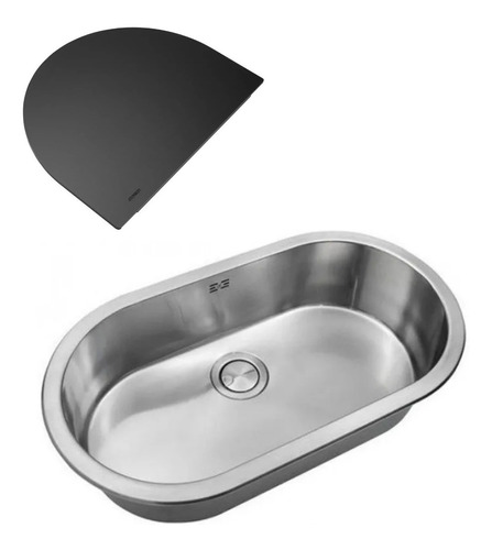 Combo Cocina Johnson Pileta Bacha Curve Si77a + Tabla