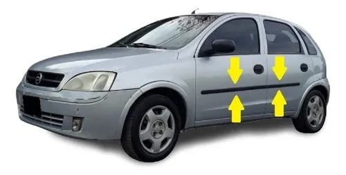 comprar Baguetas Chevrolet Corsa Gl Ii 5p 2002\u002F2009 Negras Xxz