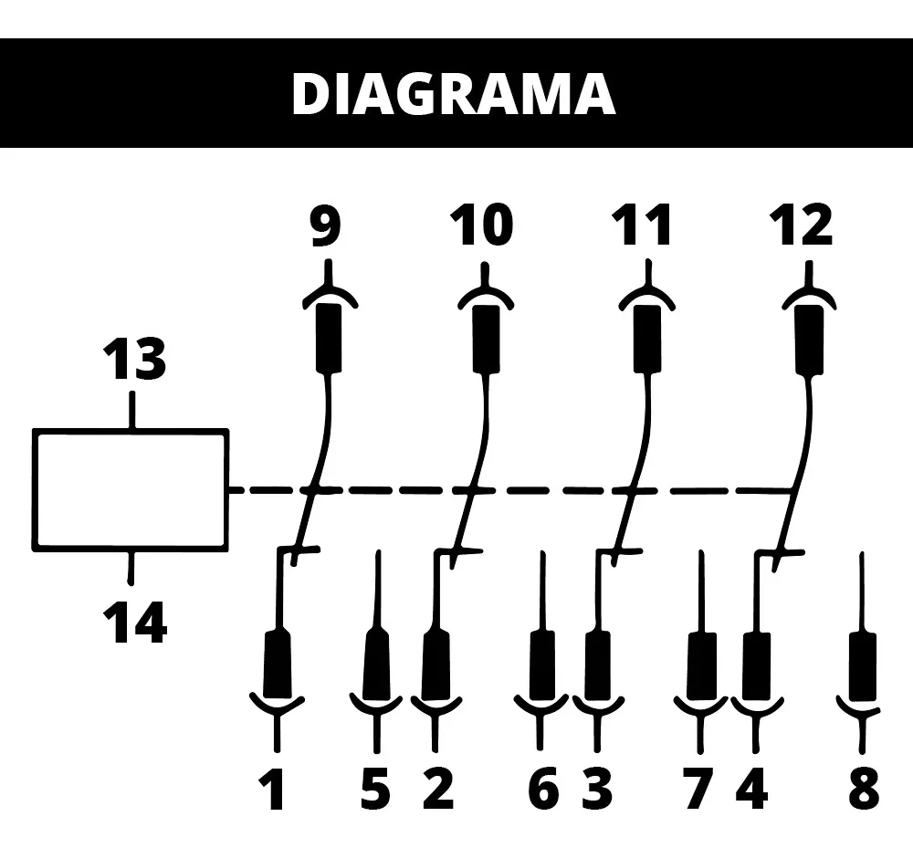 Tercera imagen para búsqueda de rele cuadruple inversor