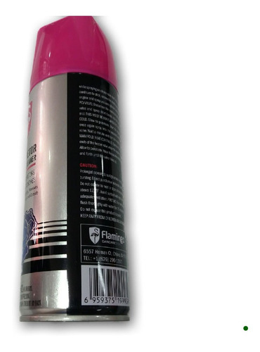 Imagen 2 de 3 de Limpia Carburador Flamingo 450ml Moto