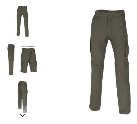 Pantalón Cargo Hombre Explora Lacar Desmontab Secado Rápido