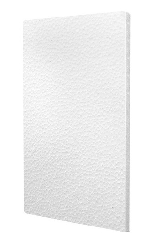 Placa Telgopor Poliestireno Eps 1x1x50mm 30kg/m3 Pack X 5