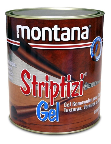 Removedor Tintas Verniz Texturas Striptizi Gel 900ml Montana