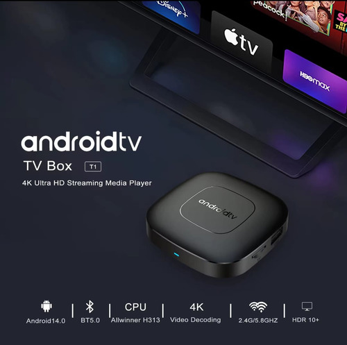 Tv Box Android 2gb Ram 8gb Rom Control Infrarrojo Negro Estándar