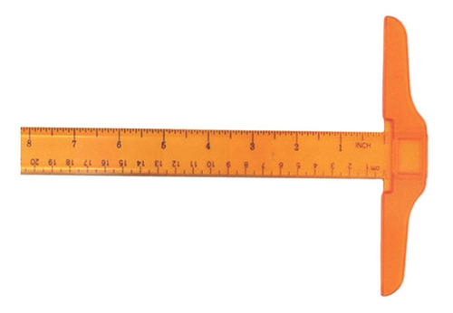 Regla En T De 30 Cm Marcado De Precisión Para Trazador De