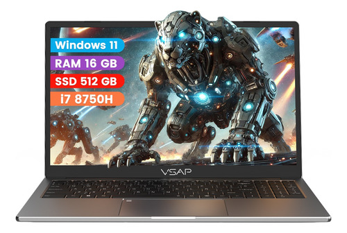 Laptop Intel I7 8750h 16 Gb Ram 512 Gb Ssd Win 11 Ddr4 15.6