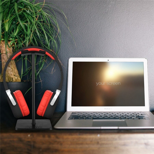 Imagen 6 de 8 de Soporte Auriculares Gamer Metalico Aluminio Base Stand