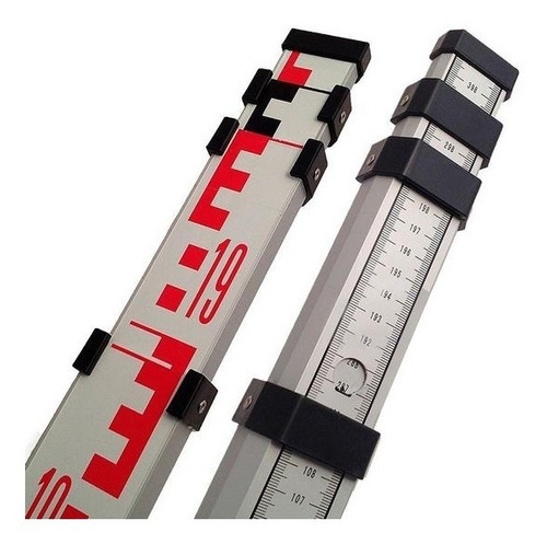 Mira De Aluminio De 4 Metros- Regla Topográfica