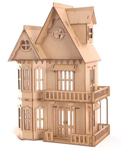 Kit Casa Bonecas 34 Móveis Polly Mirian Mdf Cru - Darama Menor preço em Kit Casa Bonecas 34 Móveis Polly Mirian Mdf Cru - Darama